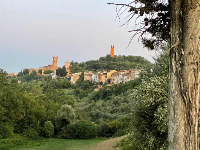 Zicht op Sanminiato Alto Zicht op Sanminiato Alto