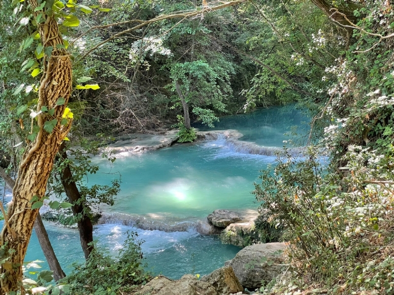 Rivier de Elsa tijdens de Sentiere Elsa Rivier de Elsa tijdens de Sentiere Elsa